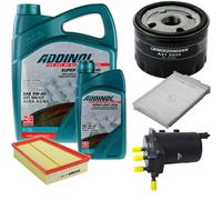 DENCKERMANN Controllo Set ADDINOL SUPER LIGHT 5W-40 6L Per Renault Megane II