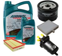 DENCKERMANN Controllo Set ADDINOL SUPER LIGHT 5W-40 6L Per Renault Scénic II