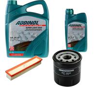 DENCKERMANN Controllo Set ADDINOL SUPER LIGHT 5W-40 6L Per Renault Twingo II
