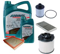 DENCKERMANN Controllo Set ADDINOL SUPER LIGHT 5W-40 6L Per Saab 9-3 Kombi