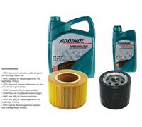 DENCKERMANN Controllo Set ADDINOL SUPER LIGHT 5W-40 6L Per Saab 9-5 Kombi