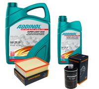 DENCKERMANN Controllo Set ADDINOL SUPER LIGHT 5W-40 6L Per Seat Exeo ST 1.8
