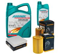 DENCKERMANN Controllo Set ADDINOL SUPER LIGHT 5W-40 6L Per Smart Cabrio 0.7