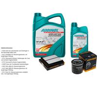 DENCKERMANN Controllo Set ADDINOL SUPER LIGHT 5W-40 6L Per Suzuki Jimny