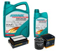 DENCKERMANN Controllo Set ADDINOL SUPER LIGHT 5W-40 6L Per Toyota Previa 2.4