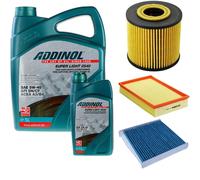DENCKERMANN Controllo Set ADDINOL SUPER LIGHT 5W-40 6L Per Volvo V70 II 2.4
