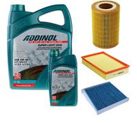 DENCKERMANN Controllo Set ADDINOL SUPER LIGHT 5W-40 6L Per Volvo V70 II 2.4