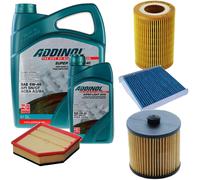 DENCKERMANN Controllo Set ADDINOL SUPER LIGHT 5W-40 6L Per Volvo V70 II 2.4
