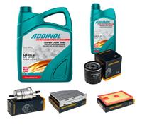 DENCKERMANN Controllo Set ADDINOL SUPER LIGHT 5W-40 6L Per VW Caddy Alltrack