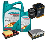 DENCKERMANN Controllo Set ADDINOL SUPER LIGHT 5W-40 6L Per VW Golf VI 1.4