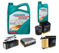 DENCKERMANN Controllo Set ADDINOL SUPER LIGHT 5W-40 6L Per VW Jetta IV 1.2
