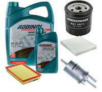 DENCKERMANN Controllo Set ADDINOL SUPER LIGHT 5W-40 6L Per VW Polo 1.4 16V