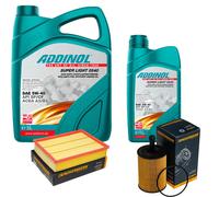 DENCKERMANN Controllo Set ADDINOL SUPER LIGHT 5W-40 6L Per VW Transporter IV
