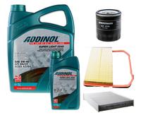 DENCKERMANN Controllo Set ADDINOL SUPER LIGHT 5W-40 6L Per VW UP 1.0 Load