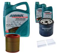 DENCKERMANN Controllo Set ADDINOL SUPER LIGHT 5W-40 7L Per Alfa Romeo 156