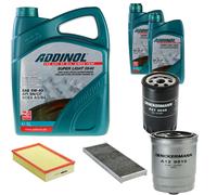 DENCKERMANN Controllo Set ADDINOL SUPER LIGHT 5W-40 7L Per Audi 80 1.9 TDI