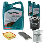 DENCKERMANN Controllo Set ADDINOL SUPER LIGHT 5W-40 7L Per Audi A4 Avant 2.4