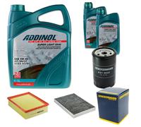 DENCKERMANN Controllo Set ADDINOL SUPER LIGHT 5W-40 7L Per Audi A4 Cabriolet