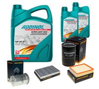 DENCKERMANN Controllo Set ADDINOL SUPER LIGHT 5W-40 7L Per Audi A6 1.8 T