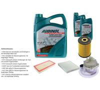 DENCKERMANN Controllo Set ADDINOL SUPER LIGHT 5W-40 7L Per Audi Q7 3.6 FSI