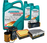 DENCKERMANN Controllo Set ADDINOL SUPER LIGHT 5W-40 7L Per Audi TT 3.2 V6