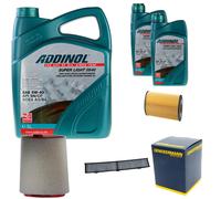 DENCKERMANN Controllo Set ADDINOL SUPER LIGHT 5W-40 7L Per BMW 1ER 120D 3ER