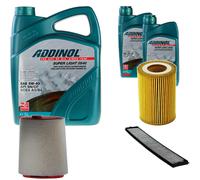 DENCKERMANN Controllo Set ADDINOL SUPER LIGHT 5W-40 7L Per BMW 3 Serie 320d 318d