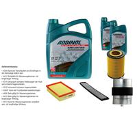 DENCKERMANN Controllo Set ADDINOL SUPER LIGHT 5W-40 7L Per BMW 3er Cabriolet