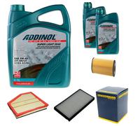 DENCKERMANN Controllo Set ADDINOL SUPER LIGHT 5W-40 7L Per BMW 5 Serie 520d