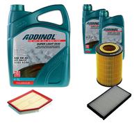 DENCKERMANN Controllo Set ADDINOL SUPER LIGHT 5W-40 7L Per BMW 5 Serie 520I 525I