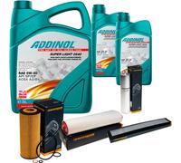 DENCKERMANN Controllo Set ADDINOL SUPER LIGHT 5W-40 7L Per BMW X3 3.0D 3ER