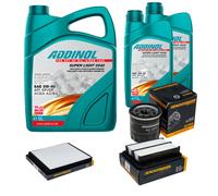 DENCKERMANN Controllo Set ADDINOL SUPER LIGHT 5W-40 7L Per Chevrolet Aveo