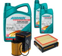 DENCKERMANN Controllo Set ADDINOL SUPER LIGHT 5W-40 7L Per Citroën Berlingo