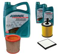DENCKERMANN Controllo Set ADDINOL SUPER LIGHT 5W-40 7L Per Citroën Berlingo
