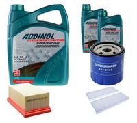DENCKERMANN Controllo Set ADDINOL SUPER LIGHT 5W-40 7L Per Citroën C-Elysee