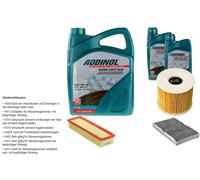 DENCKERMANN Controllo Set ADDINOL SUPER LIGHT 5W-40 7L Per Citroën C3 I 1.4I