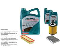 Denckermann Controllo Set Addinol Super Light 5W-40 7L per Citroën C3 i '