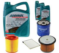 DENCKERMANN Controllo Set ADDINOL SUPER LIGHT 5W-40 7L Per Citroën Xsara 1.9