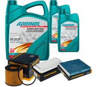 DENCKERMANN Controllo Set ADDINOL SUPER LIGHT 5W-40 7L Per Daihatsu Charade