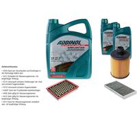 DENCKERMANN Controllo Set ADDINOL SUPER LIGHT 5W-40 7L Per Fiat Croma 1.9 D