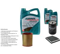 Denckermann Controllo Set Addinol Super Light 5W-40 7L per Fiat Doblo 1.6