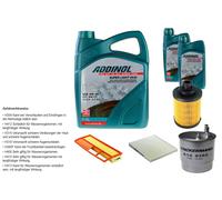 Denckermann Controllo Set Addinol Super Light 5W-40 7L per Fiat Panda 1.3 Doppie