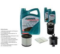 Denckermann Controllo Set Addinol Super Light 5W-40 7L per Honda Cr-V II 2.0