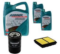 DENCKERMANN Controllo Set ADDINOL SUPER LIGHT 5W-40 7L Per Honda CRX III 1.6