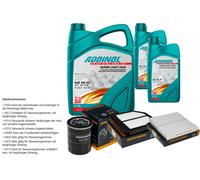 DENCKERMANN Controllo Set ADDINOL SUPER LIGHT 5W-40 7L Per Honda FR-V 1.8