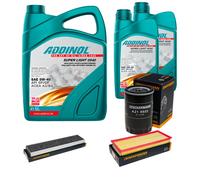 DENCKERMANN Controllo Set ADDINOL SUPER LIGHT 5W-40 7L Per Jaguar X-Type 2.5