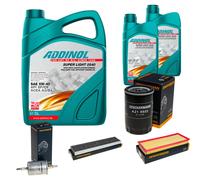 DENCKERMANN Controllo Set ADDINOL SUPER LIGHT 5W-40 7L Per Jaguar X-Type 2.5