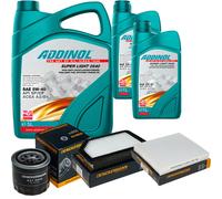 DENCKERMANN Controllo Set ADDINOL SUPER LIGHT 5W-40 7L Per KIA Soul 1.6 GDi