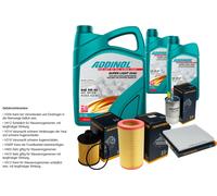 DENCKERMANN Controllo Set ADDINOL SUPER LIGHT 5W-40 7L Per Lancia Delta III