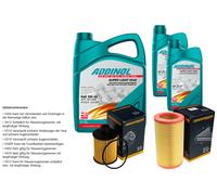 Denckermann Controllo Set Addinol Super Light 5W-40 7L per Lancia Delta III .